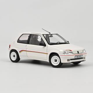 Peugeot 106 Rallye 1.3 1993 White  Norev 1:18 Metallmodell  (Türen zu öffnen!)  Disponible à partir de septembre 2026