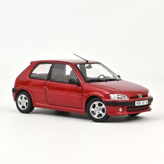 Peugeot 106 S16 1998 Diablo Red  Norev 1:18 Metallmodell  2 Türen zu öffnen!  Lieferbar ab September 2026