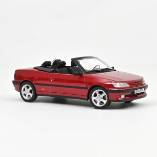Peugeot 306 Cabriolet 1994 Diablo Red  Norev 1:18 Metallmodell (Türen/Hauben nicht zu öffnen!)  Disponible à partir de octobre 2026