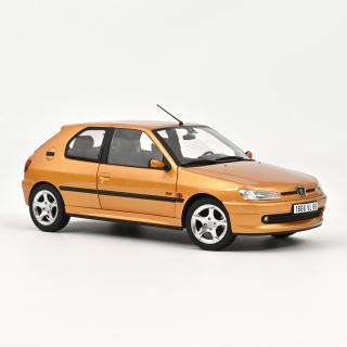 Peugeot 306 S16 1997 Blaze Yellow  Norev Metallmodell 1:18 (Türen zu öffnen!)  Lieferbar ab September 2026