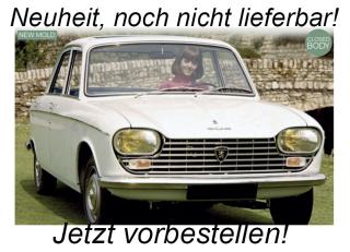 Peugeot 204 1967 White  Norev 1:18 Metallmodell  (Türen/Hauben nicht zu öffnen!)  Liefertermin nicht bekannt (nicht vor 2. Quartal 2026)