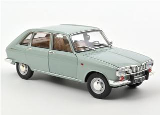 Renault 16 1968 - Light Blue (Reprod 2022) Norev 1:18 Metallmodell 2 Türen, Motorhaube und Kofferraum zu öffnen!