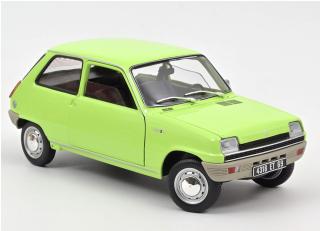 Renault 5 1972 Light Green Norev 1:18 Metallmodell 2 Türen und Motorhaube zu öffnen!