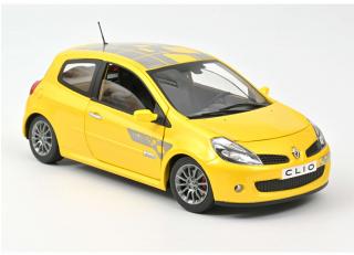Renault Clio RS "F1 Team" 2007 - Sirius Yellow Norev Metallmodell 1:18 (Türen und Motorhaube zu öffnen!)