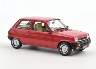 Renault 5 Alpine Turbo 1982 - Red Norev 1:18 Metallmodell Türen und Motorhaube zu öffnen!