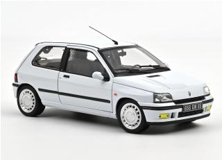 Renault Clio 16S 1991 White Norev 1:18 Metallmodell 2 Türen, Motorhaube und Kofferraum zu öffnen!