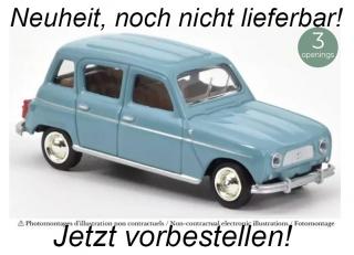 Renault 4 L 1966 French Blue 1:18 Norev 1:18 Metallmodell 2 Türen und Motorhaube  zu öffnen! <br> Liefertermin nicht bekannt (nicht vor 4. Quartal 2024)