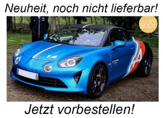 Alpine A110S Sidetrack 2021 - N°14 Norev 1:18 Metallmodell (Türen/Hauben nicht zu öffnen!) <br> Date de parution inconnue (pas avant le 3. trimestre 2024)