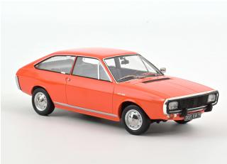 Renault 15 TL 1971 - Orange Norev 1:18 Metallmodell (Türen/Hauben nicht zu öffnen!)