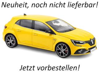 Renault Megane R.S. Trophy 2022 Jaune Sirius (gelb)  Norev 1:18 Metallmodell (Türen/Hauben nicht zu öffnen!) Availability unknown (not before Q4 2026)