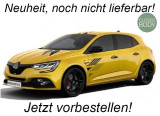 Renault Megane R.S. Ultime 2023 Sirius Yellow Norev 1:18 Metallmodell (Türen/Hauben nicht zu öffnen!) <br> Date de parution inconnue (pas avant le 3. trimestre 2024)