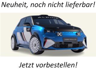 Alpine A290 Rallye 2026  Norev 1:18 Metallmodell 2 Türen zu öffnen!  Liefertermin nicht bekannt (nicht vor 2. Quartal 2027)