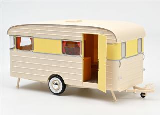 Autoanhänger Caravan Digue Panoramic 14 1960   Norev 1:18 <br> Available from December 2023
