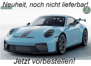 Porsche 911 GT3 w/Weissach Pack 2025 Gulfblue   Norev 1:18 Metallmodell 2 Türen und vordere Haube zu öffnen! Availability unknown (not before Q3 2026)