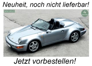 Porsche 911 Speedster WTL 1993 Polar Silver Metallic  Norev 1:18 Metallmodell (2 Türen und Kofferraum zu öffnen!)  Liefertermin nicht bekannt (nicht vor 2. Quartal 2026)
