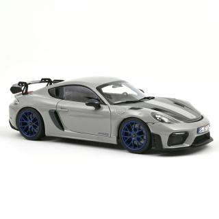 Porsche Cayman GT4 RS w/Weissach Pack 2023 Chalk  Norev 1:18 Metallmodell 2 Türen, Motorhaube und Kofferraum zu öffnen!  Disponible à partir de fin janvier 2026