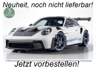 Porsche 911 GT3 RS w/Weissach Pack 2022 White/Indigoblue  1:18 Norev 1:18 Metallmodell 2 Türen und Motorhaube  zu öffnen! <br> Liefertermin nicht bekannt (nicht vor 3. Quartal 2024)