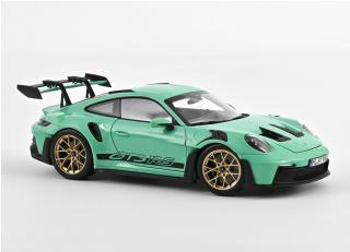 Porsche 911 GT3 RS 2022 Mint Green   Norev 1:18 Metallmodell