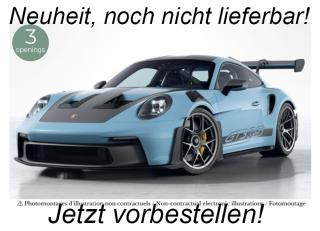 Porsche 911 GT3 RS w/Weissach Pack 2022 Light blue  1:18 Norev 1:18 Metallmodell 2 Türen und Motorhaube  zu öffnen! <br> Date de parution inconnue (pas avant le 4. trimestre 2024)