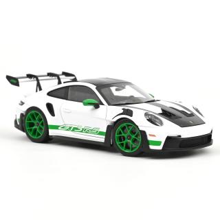 Porsche 911 GT3 RS Tribute to Carrera RS 2022 White/Python Green  Norev 1:18 Metallmodell (2 Türen und Kofferraum zu öffnen!)  Lieferbar ab Ende April 2026