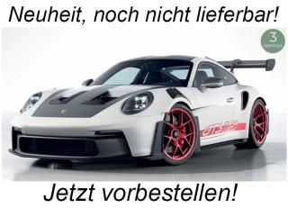 Porsche 911 GT3 RS w/Weissach Pack 2022 White/Pyro Red Norev 1:18 Metallmodell 2 Türen und vordere Haube zu öffnen! Availability unknown (not before Q3 2026)