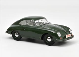 Porsche 356 Coupé 1954 - Green Norev 1:18 Metallmodell (Türen/Hauben nicht zu öffnen!)