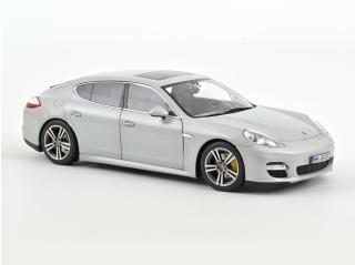 Porsche Panamera Turbo 2009 Silver   Norev 1:18 Metallmodell 4 Türen, Motorhaube und Kofferraum zu öffnen!
