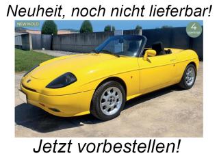 Fiat Barchetta 1996 Broom Yellow  Norev 1:18 Metallmodell (2 Türen, Motorhaube und Heckklappe zu öffnen!)  Liefertermin nicht bekannt (nicht vor 2. Quartal 2026)