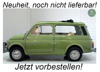 Fiat 500 Giardiniera 1964 Brilliante Verde Green   Norev 1:18 Metallmodell 2 Türen, Motorhaube und Kofferraum zu öffnen! Availability unknown (not before Q3 2026)