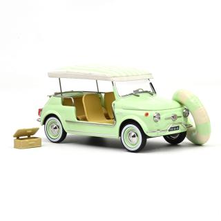 Fiat 500 Jolly 1965 Green  Norev 1:18 Metallmodell (Türen/Hauben nicht zu öffnen!)  Lieferbar ab Oktober 2026