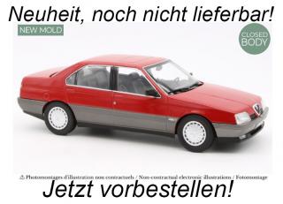 Alfa Romeo 164 1991 Rosso Alfa 1:18  Norev 1:18 Metallmodell (Türen/Hauben nicht zu öffnen!)  Date de parution inconnue (pas avant le 4. trimestre 2024)