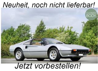 Ferrari 308 GTS 1982 Silver Norev 1:18 Metallmodell (Türen/Hauben nicht zu öffnen!)