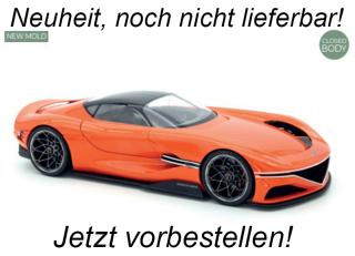 Genesis X Gran Berlinetta VGT 2024 Magma Orange  Norev 1:18 Metallmodell (Türen/Hauben nicht zu öffnen!)  Liefertermin nicht bekannt (nicht vor 1. Quartal 2026)