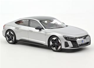 Audi RS e-tron GT 2021 Silver   Norev 1:18 Metallmodell (Türen/Hauben nicht zu öffnen!)