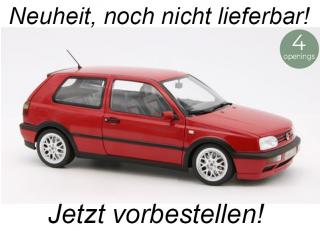 VW Golf GTI 1996 Flash Red   Norev 1:18 Metallmodell 2 Türen, Motorhaube und Kofferraum zu öffnen!  Availability unknown (not before Q1 2024)