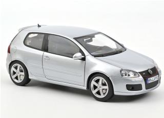 VW Golf GTI Pirelli 2007 Silver Norev 1:18 Metallmodell 2 Türen, Motorhaube und Kofferraum zu öffnen!