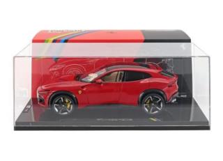 FERRARI PUROSANGUE (2022) - ROSSO CORSA (red) in Plexiglasvitrine  Polistil 1:18