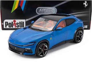 FERRARI PUROSANGUE (2022) - BLU CORSA - BLUE MET. Polistil 1:18 <br> Lieferbar ab Ende Januar 2026