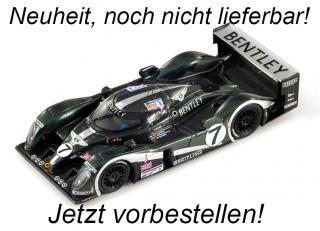 Bentley EXP Speed 8 Winner 24H Le Mans 2003 R. Capello - T. Kristensen - G. Smith Spark 1:18 mit Plexiglasvitrine (Türen, Motorhaube... nicht zu öffnen!) Availability unknown (not before Q4 2023)