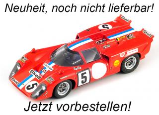 Lola T70 MK3B No.5 24H Le Mans 1971 T. Pilette - G. Gosselin Spark 1:18 mit Plexiglasvitrine (Türen, Motorhaube... nicht zu öffnen!)<br> Availability unknown (not before Q4 2023)