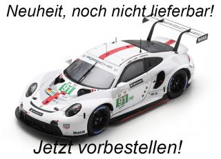 Porsche 911 RSR-19 No.91 Porsche GT Team Winner LMGTE Pro class Le Mans 24H 2022 G. Bruni - R. Lietz - F. Makowiecki Spark 1:18 mit Plexiglasvitrine (Türen, Motorhaube... nicht zu öffnen!)<br> Liefertermin nicht bekannt (nicht vor September 2024)