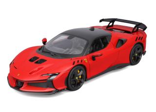 Ferrari SF90 XX Stradale Rosso Corsa Burago RACE & PLAY 1:18 Metallmodell