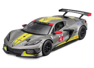 Chevrolet Corvette C8.R #4 silber Burago 1:24