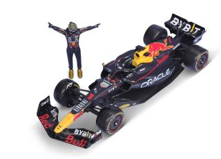 Red Bull RB19 Max Verstappen F1 2023 mit stehender Figur Burago 1:24