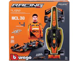 McLaren MCL38 #4 Sieger Miami Lando Norris GP Formel 1 2024 Metallbausatz Burago 1:24 Bausatz