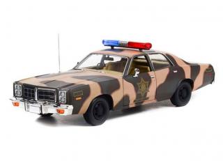 Dodge Monaco 1978  *Hazzard County Camouflage Sheriff*, brown/light brown Greenlight 1:18