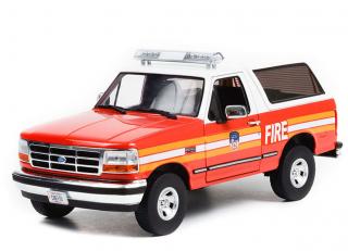 Ford Bronco 1996  *FDNY The Official Fire Department City of New York*, red/white/orange