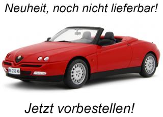 Alfa Romeo Spider 2.0 T.Spark 16V 1995 ROSSO ALFA Laudoracing 1:18 Resinemodell (Türen, Motorhaube... nicht zu öffnen!)<br> Liefertermin nicht bekannt (nicht vor 2. Quartal 2025)