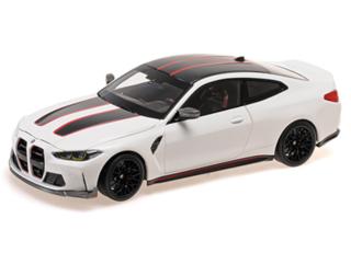 BMW M4 CSL – 2022 – WHITE Minichamps 1:18 Metallmodell mit zu öffnenden Türen und Haube(n)  Lieferbar ab Ende März 2026
