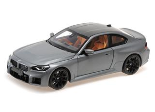 BMW M2 - 2022 - MATT GREY Minichamps 1:18 Metallmodell mit zu öffnenden Türen und Haube(n)